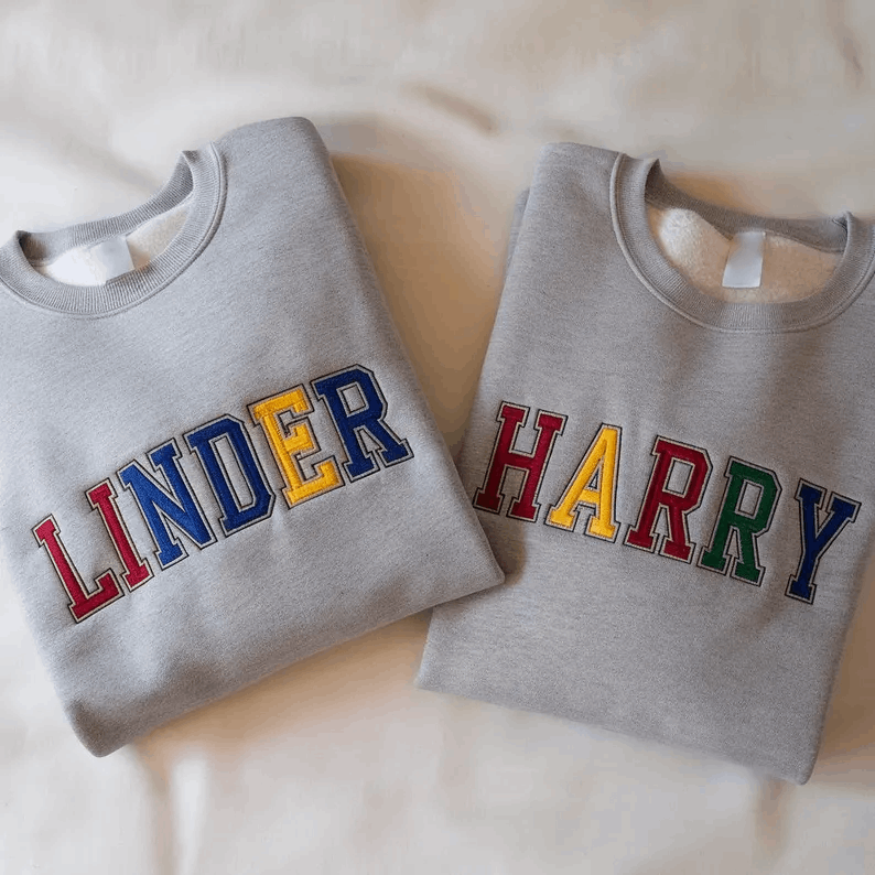 Personalized Embroidered Sweatshirt , Custom Embroidered Crewneck Sweatshirts for Kids, Custom Embroidered Kids Sweatshirt, Gift For Baby