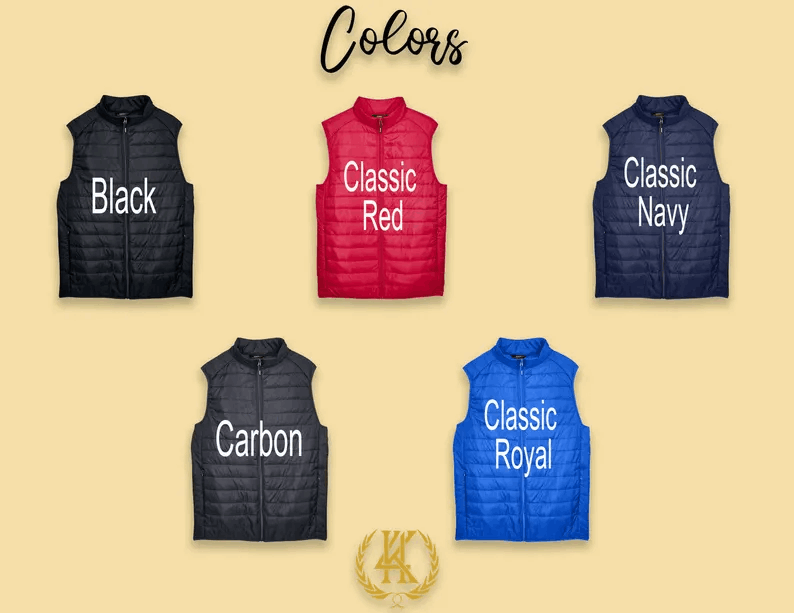 Personalized Gifts, Nurse Vest Medical Vest, Custom Embroidered Puffer Vest, Custom Work Vest