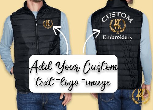 Personalized Gifts, Nurse Vest Medical Vest, Custom Embroidered Puffer Vest, Custom Work Vest
