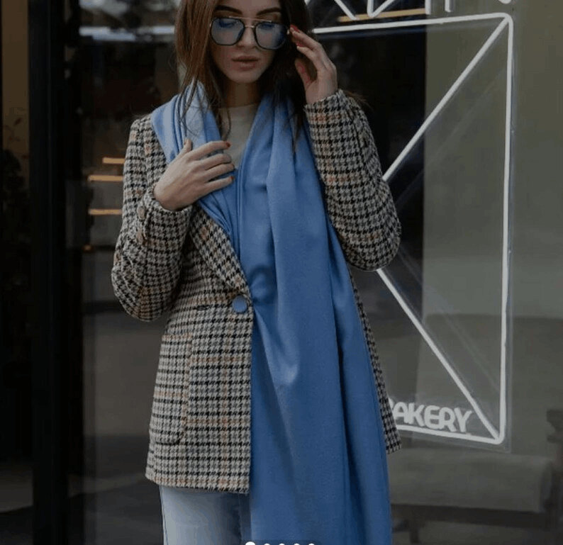 Personalized scarves for women, embroidered scarf for women, birth flower scarf, embroidered birth flower scarf, personalized woman scarf