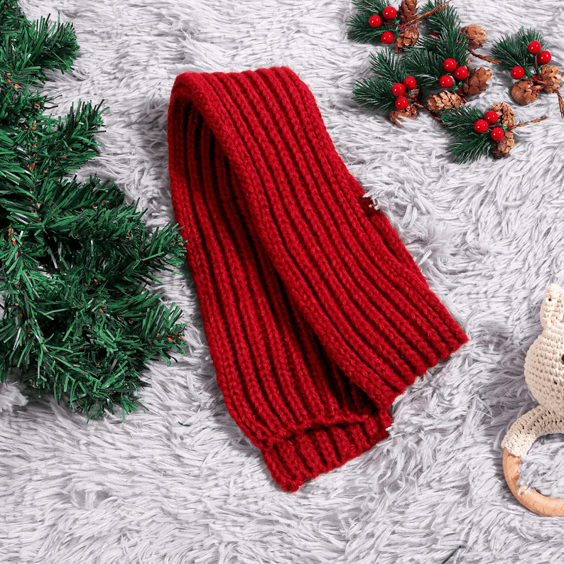 Custom Knitted Kids Winter Scarf, Handmade Kid Name Scarf, Gift for Kid, Girls Scarf, Baby Gifts, Embroidered Knit Scarves, Birthday gift