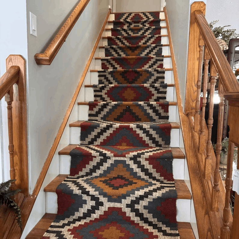 Kilim runner Handwoven Wool Jute Rug Handmade Kilim Dhurrie Rug, Motifs Oriental Traditional Indian Geometric Turkish Home decor