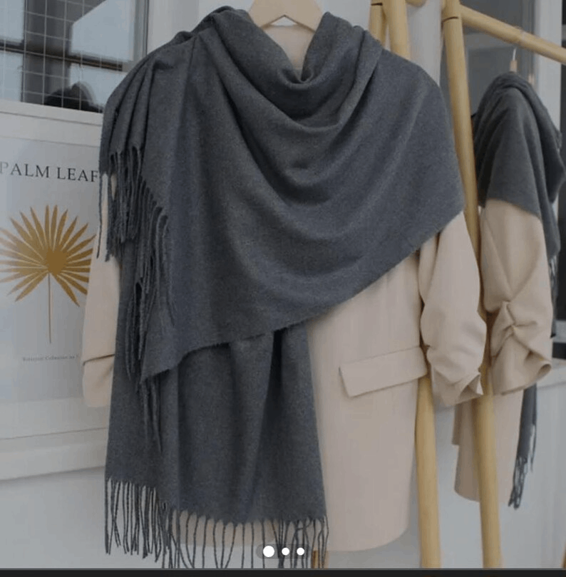 Personalized scarves for women, embroidered scarf for women, birth flower scarf, embroidered birth flower scarf, personalized woman scarf