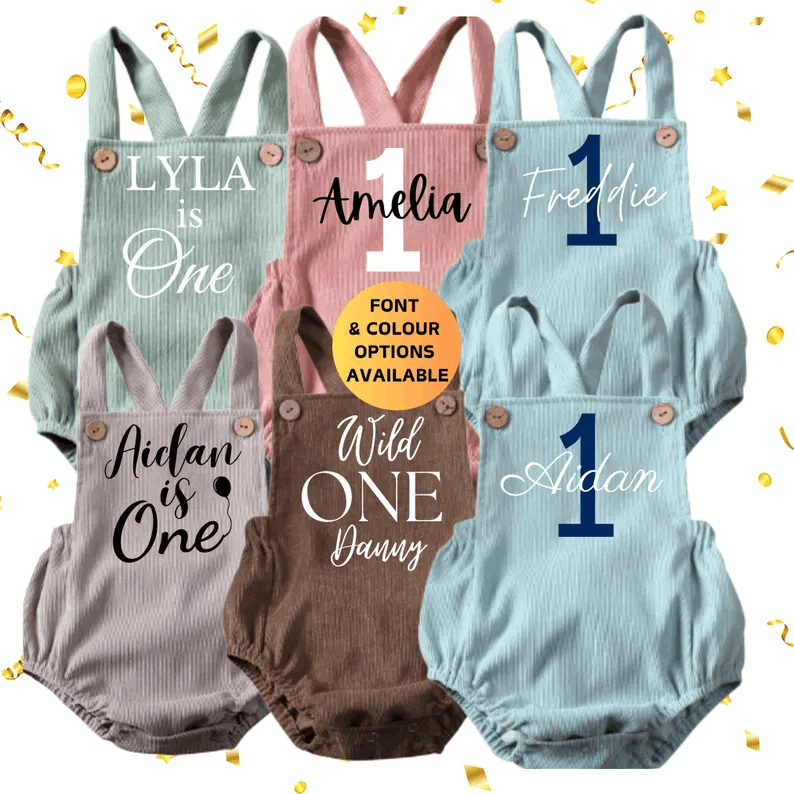 First birthday outfit, 1st birthday outfit, cake smash romper, cake smash outfit, dungarees, wild one romper/ outfit