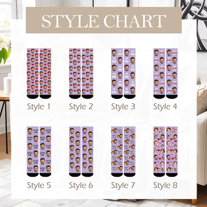 Custom Face Socks, Custom Socks for Man Women, Personalized Picture Socks, Photo Sock, Custom Sock Gift for Birthday, Custom Christmas Gifts