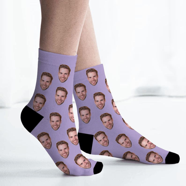 Custom Face Socks, Custom Socks for Man Women, Personalized Picture Socks, Photo Sock, Custom Sock Gift for Birthday, Custom Christmas Gifts