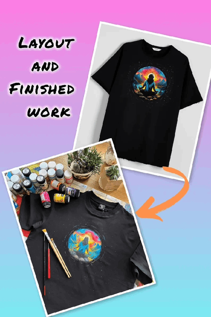 Veste en Jean Peinte à la Main – Création Personnalisée sur Commande, Design Artistique Unique