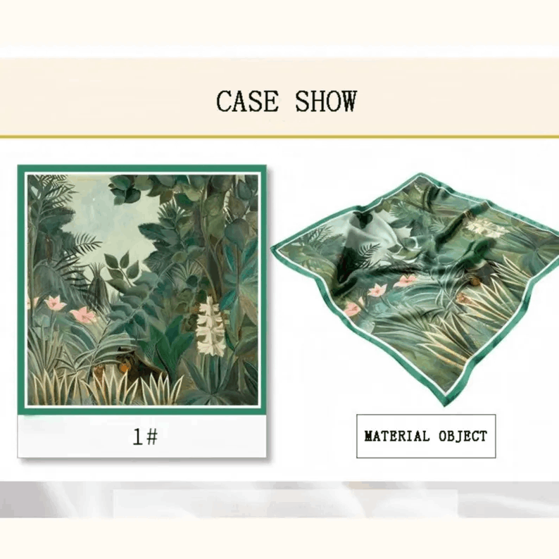 Écharpe personnalisée en soie – Élégance raffinée et création unique