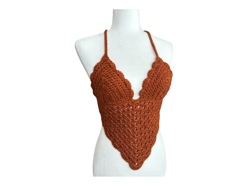 Crochet Top, Crochet Bikini Top, Crochet Halter Top, Festival Top
