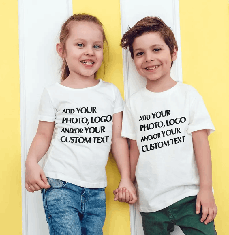Custom Kids T-Shirt, Custom Design or Photo on a Tee, Personalized Gift, Personalized Kids Shirt, Custom Kids Shirt, Custom Toddler Shirt