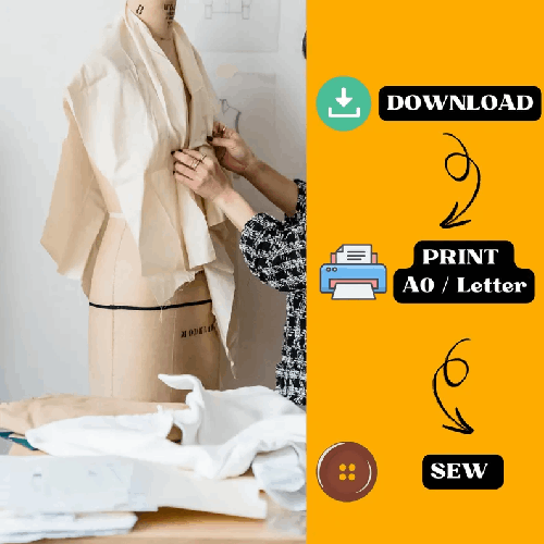 Robe Bohème à Plis Faits Main – Motif Léger, Confort Toutes Saisons