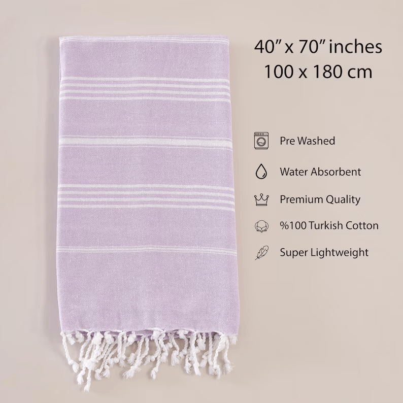 Serviette cachemire personnalisée – Cadeau élégant brodé au prénom