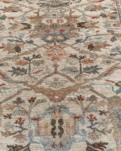 Handmade Turkish Oushak Rug – Vintage High Quality Wool Area Carpet with Muted Colours for Living Room 12x18 , 10x12 ,9x12 , 6x9