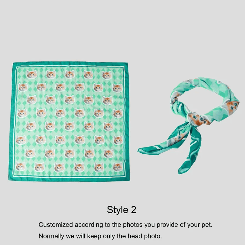 Écharpe personnalisée avec photo