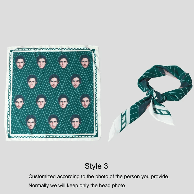Écharpe personnalisée avec photo