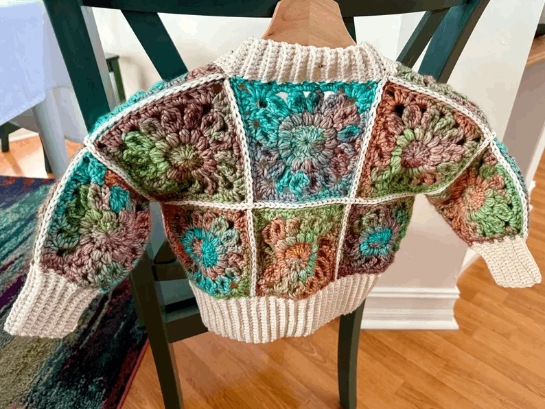 Handmade Crochet Cardigan for Toddler | Family Heirloom & Hand-Me-Down Ready | Perfect Birthday Gift