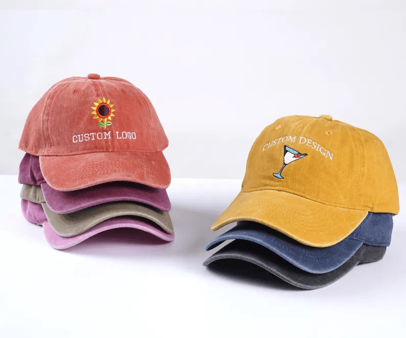 Casquette brodée personnalisée – Texte ou motif au choix