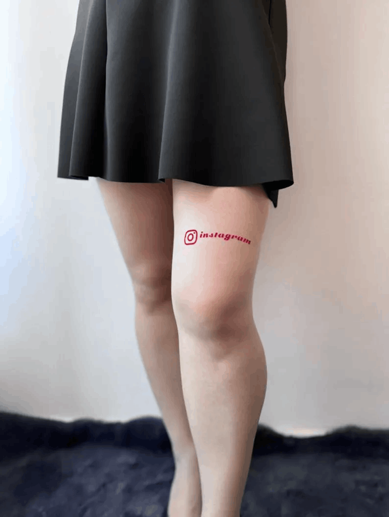 Custom Instagram Tights, Personalized Hosiery Stockings, White Knitted Tights, IG Sheer Tights