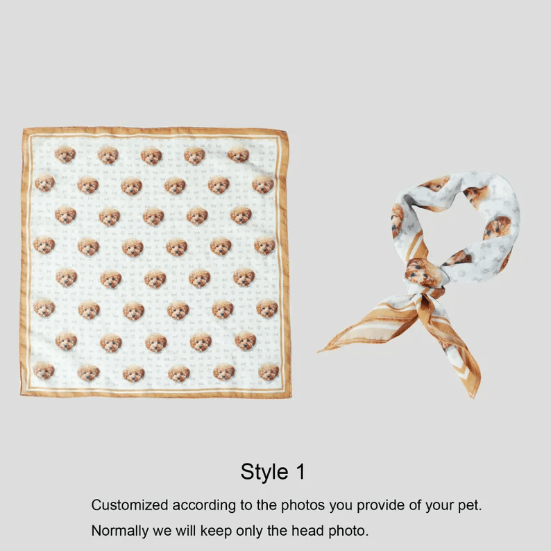 Écharpe personnalisée avec photo