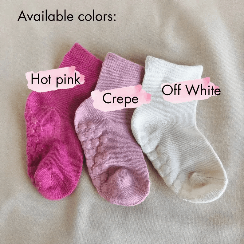 CUSTOM ORDER for Personalized Toddler Sock Anti-Slip sock Custom Name Kid Sock Preschool Kid Sock Birthday Favor in BULK order