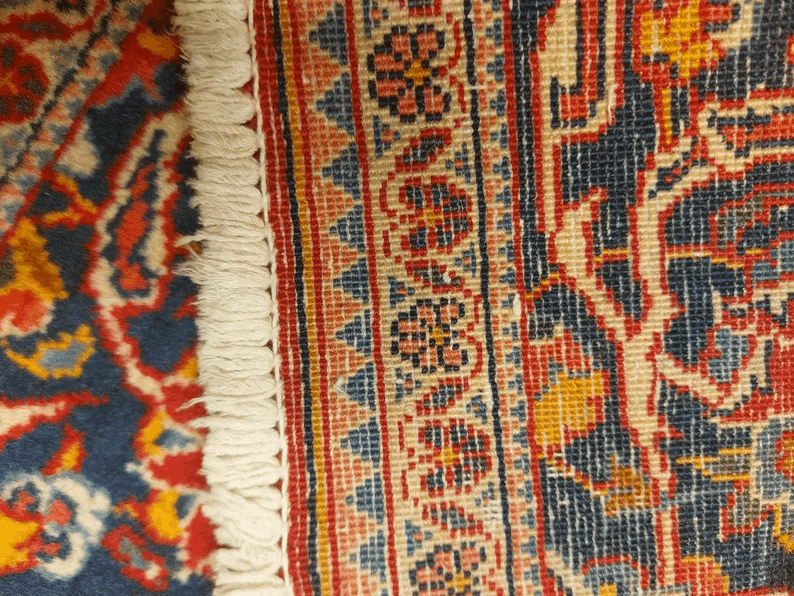 Handmade Kashan Kurk Wool Rug | Excellent Quality | 211x140 cm | TribalKnotsCraft | Vintage Persian Kashan