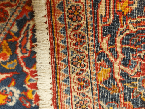 Handmade Kashan Kurk Wool Rug | Excellent Quality | 211x140 cm | TribalKnotsCraft | Vintage Persian Kashan