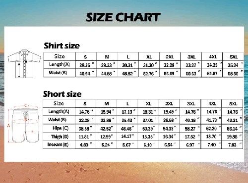 Ensemble de Plage Personnalisé pour Homme – Chemise et Short Tropicaux à Motif, Idéal pour Vacances et Fêtes