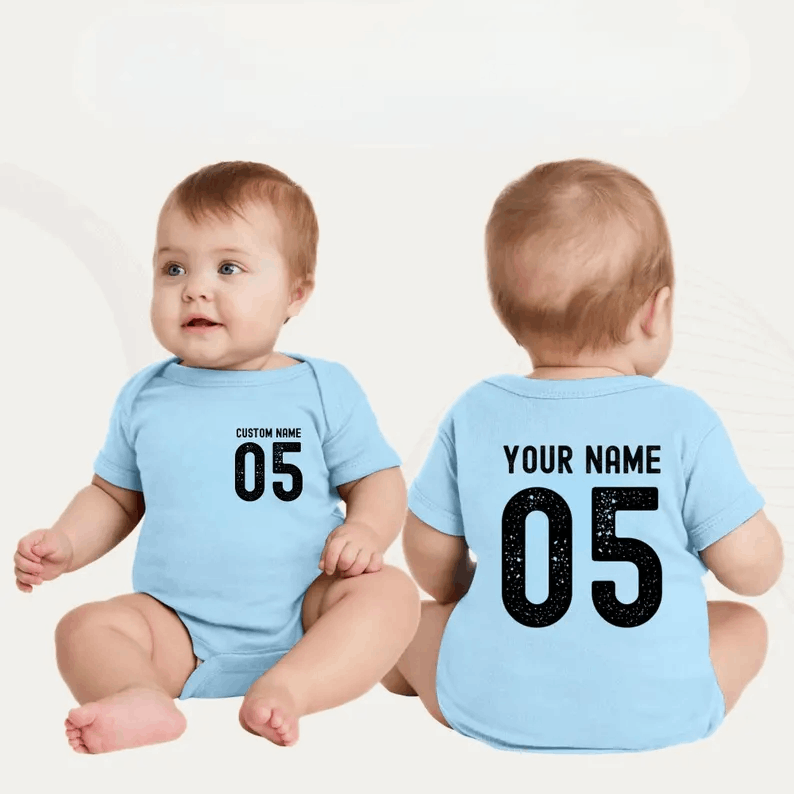 Custom Name and Back Number, Personalized Sports T-Shirt, Custom Team Shirts, Your Team Tee, Toddler Name Shirts, Custom Text Shirt