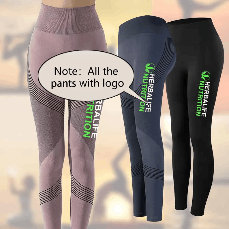 Custom Name HERBALIFE Women Sports Pants Compression Leggings Running Gym Sport Ware Yoga Pant Tight Bottoming Beautiful Activewear Gift