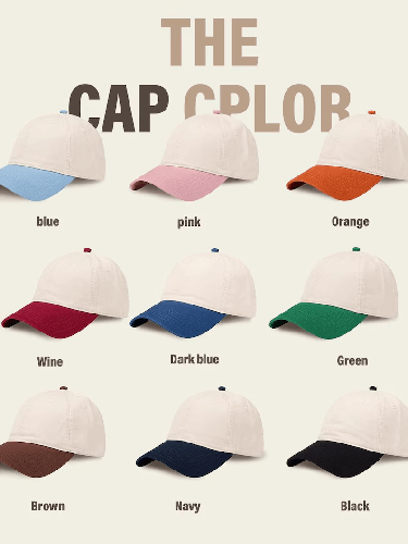 Casquette personnalisée brodée – Choisissez votre texte et couleur