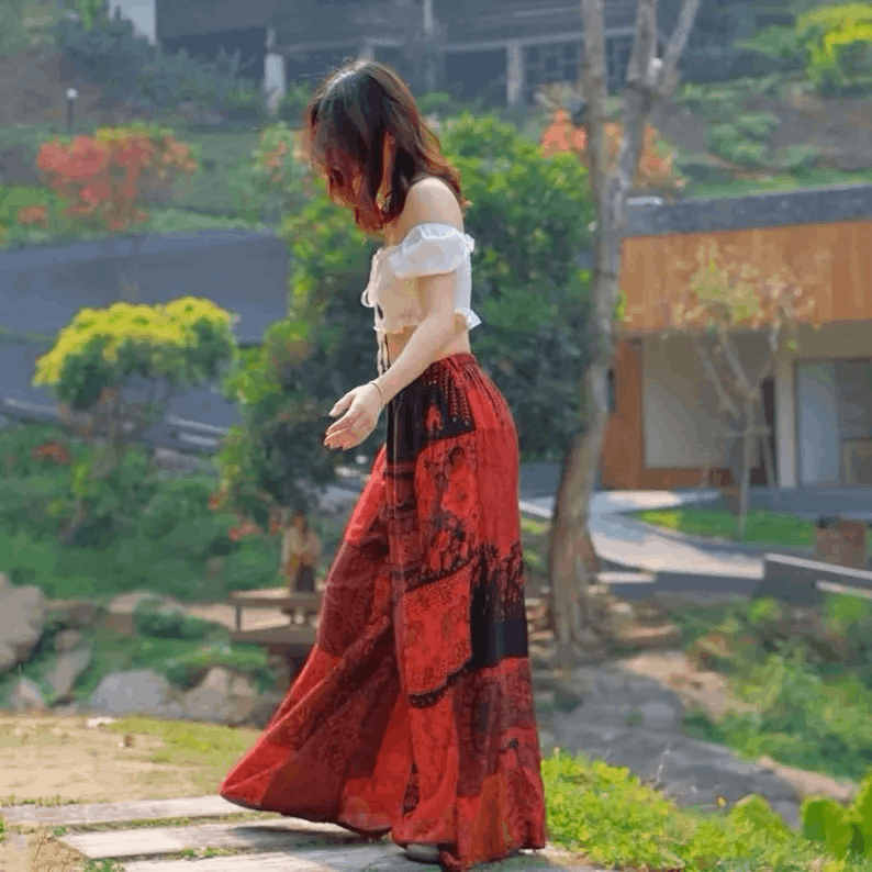 Bohemian Patchwork Pants – Handmade Boho Long Trousers – Colorful Hippie Festival Pants – Unique Unisex Streetwear