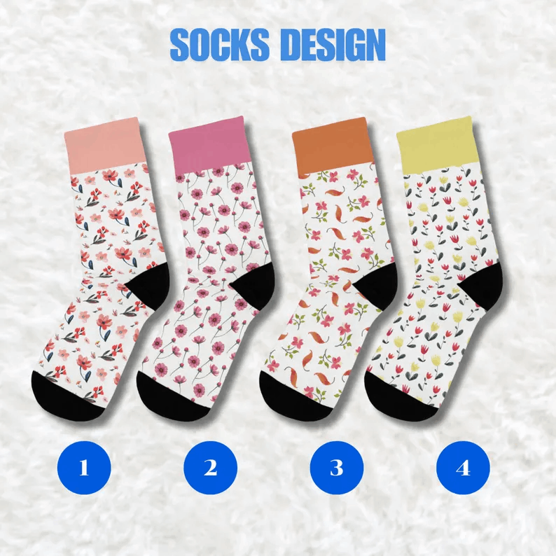 Chaussettes personnalisées prénom – Cadeau original & fun