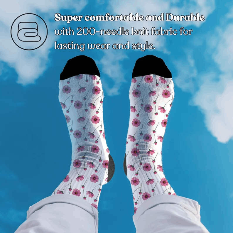 Chaussettes personnalisées prénom – Cadeau original & fun