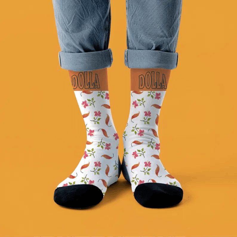 Chaussettes personnalisées prénom – Cadeau original & fun