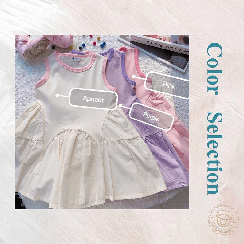 Custom Embroidered Toddler Dress ,Personalized Name Dress for Baby Girl, Girls Summer Outfit for Ages 1–7,Girls Dress,Girls Birthday Gift