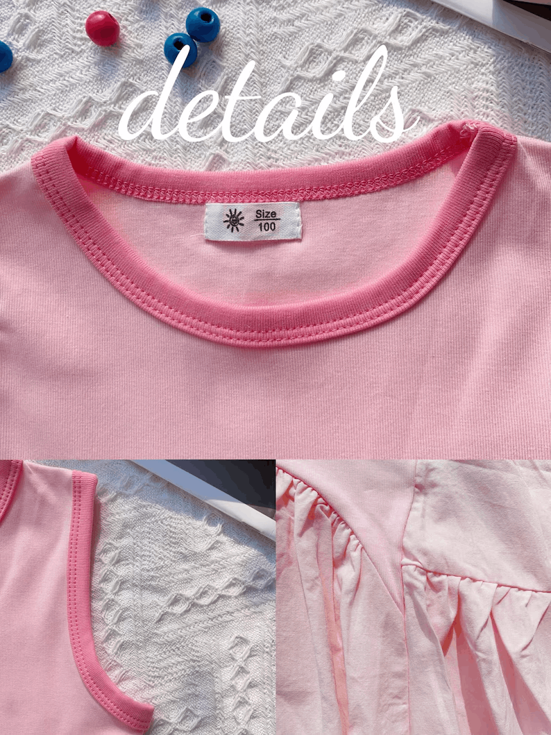 Custom Embroidered Toddler Dress ,Personalized Name Dress for Baby Girl, Girls Summer Outfit for Ages 1–7,Girls Dress,Girls Birthday Gift