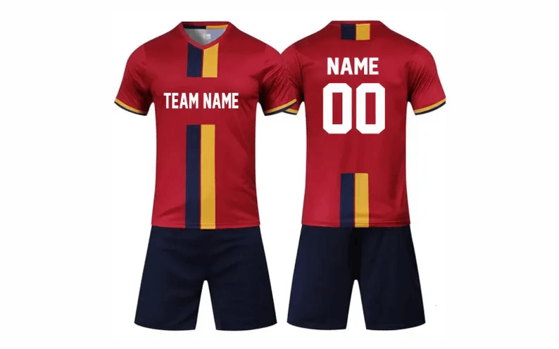 10 Sets of Customized Soccer Uniform T Shirts Shorts Team Custom Soccer Jersey Uniform Football kit Sublimation T Shirt Short Uniform kit