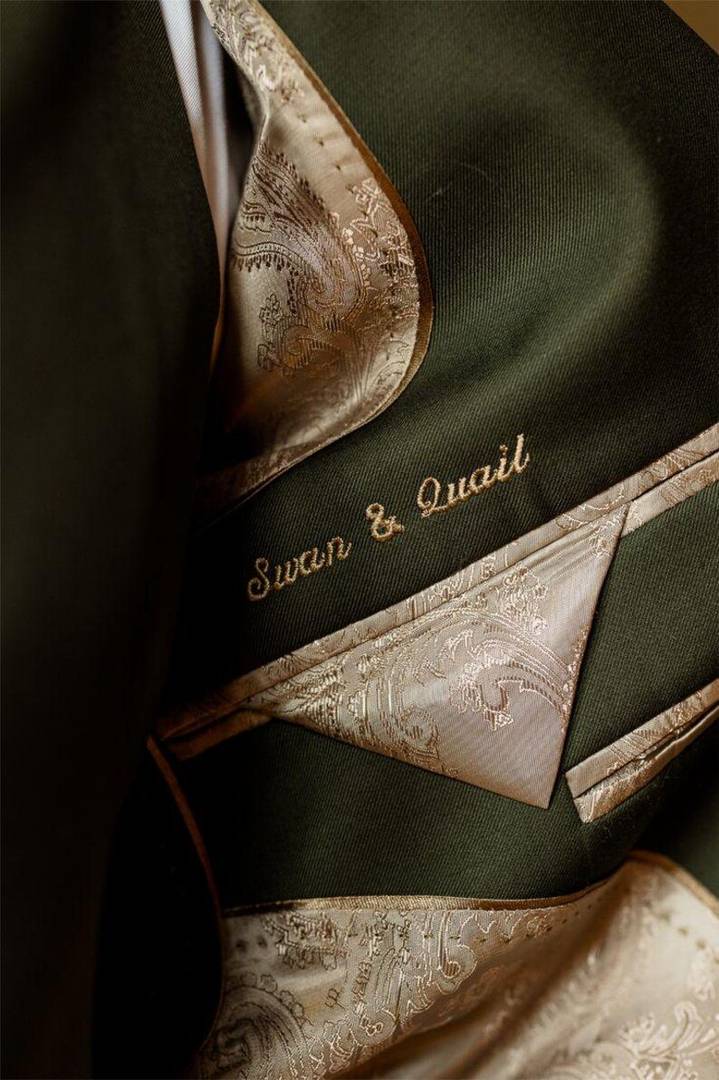 Customized Men's Suit | Personalized Tailored Fit Suit with Embroidered Name | Wedding Suit | Groomsmen suit | Made to Measure Suit