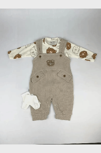 Salopette Bébé Tricotée à la Main – Confort et Style pour Toutes Saisons