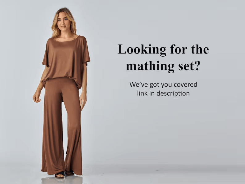 Custom Made Buttery Soft Wide Leg Pull on Pants, Palazzo, Yoga Pants, Available in Petite, Plus, Tall