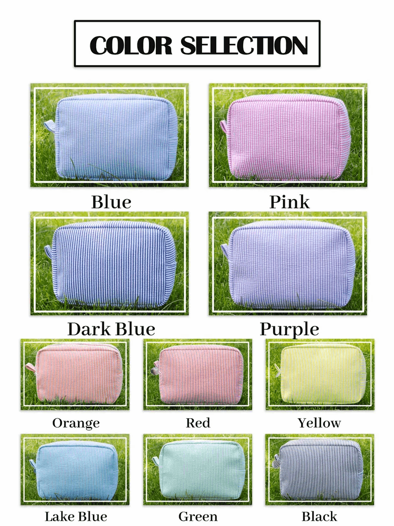 Personalized Bridesmaid Makeup Bag,Bridesmaid Gifts,Custom Cosmetic Bag,Bridal Party Gift,Bachelorette Party Gift,Large Capacity Storage Bag