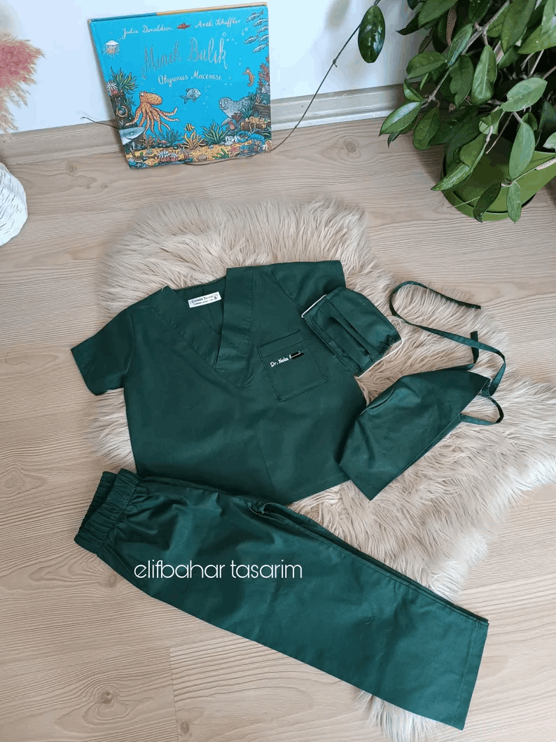 Personalized Doctor Costume For Kids, Gift For Baby Girl, Kids Vet Costume, Baby Clothes, Personalized Gift For Boys, Doctor's Coat For Kids