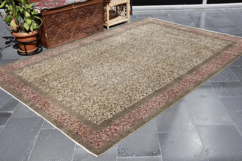 Handmade rug, Turkey rug, Boho rug, Wool rug, Doormat rug, Floor rug MBZ1462