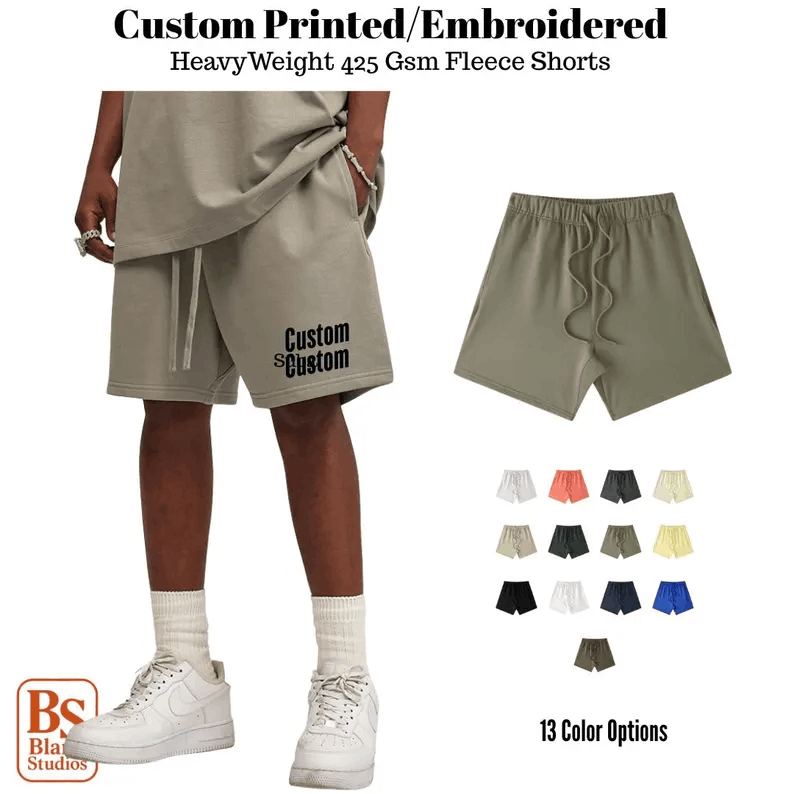 Custom Sweat Shorts with Your Design – Personalized Streetwear Shorts