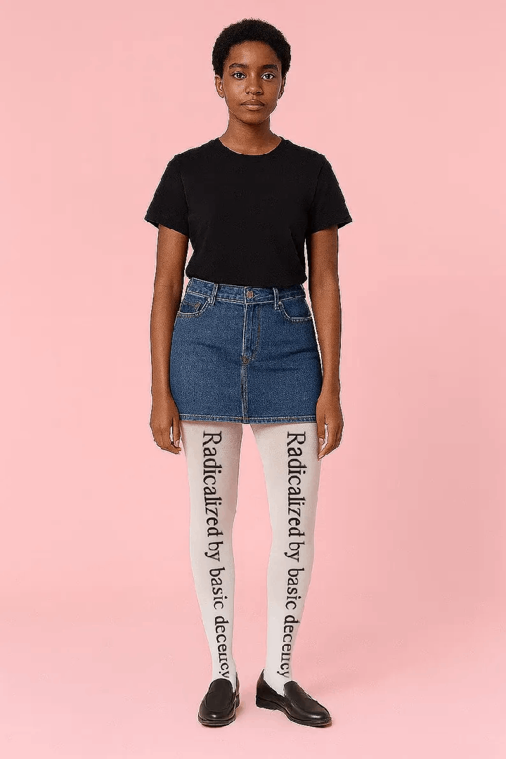 Custom Phrase Tights, Custom Quotes Pantyhose, Personalized Gifts Socks with Name or Text, Custom Text Gift, X Small to Plus Size Tight